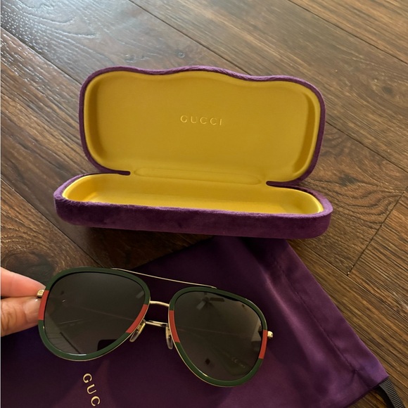 Gucci Aviator Sunglasses - Picture 1 of 4
